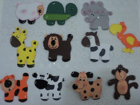 Lembrancinhas Fazendinha ímãs de bichinhos