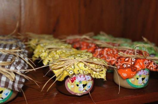 Lembrancinhas Fazendinha geléia