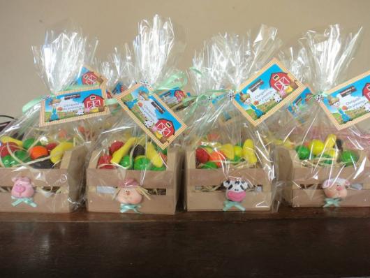 Lembrancinhas Fazendinha MDF caixotinho