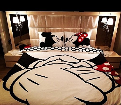 Bodas de Papel presente roupa de cama do Mickey e Minnie