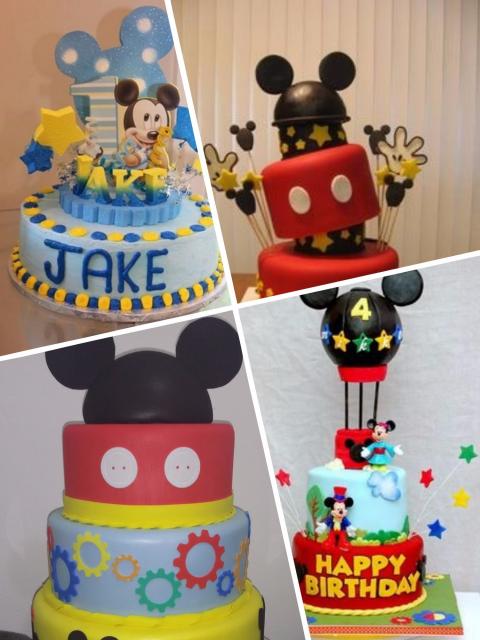 bolo cenográfico mickey