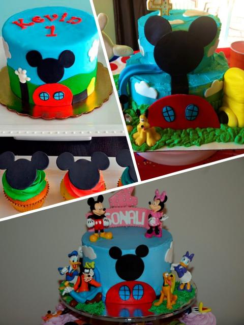 bolo cenográfico mickey