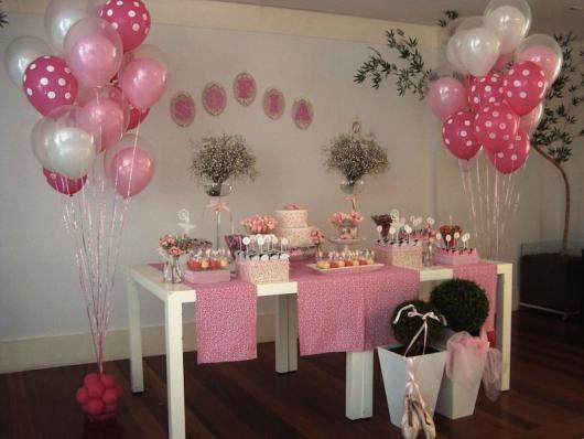 Festa Bailarina simples com balões