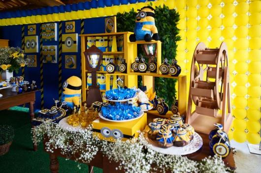 Festa dos Minions de luxo rústica