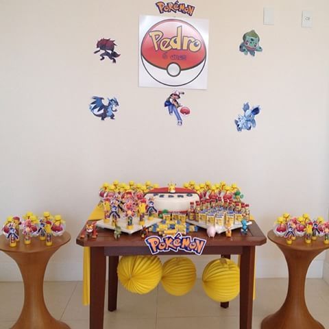 festa Pokémon caseira