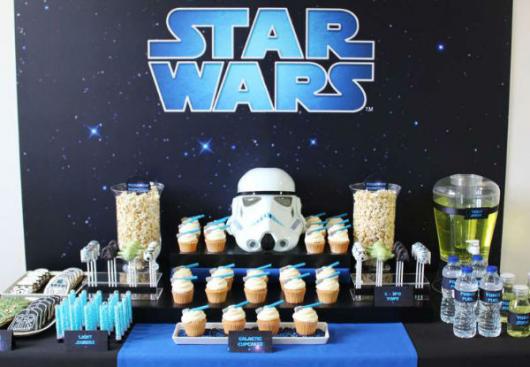 Festa Star Wars feita em casa
