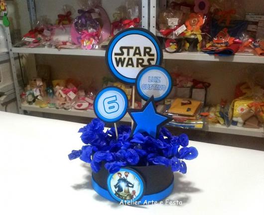 Festa Star Wars centro de mesa porta balas