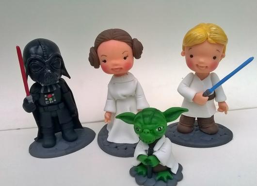 Festa Star Wars lembrancinha de biscuit