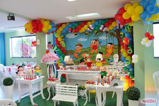 Festa Turma da Mônica provençal branca