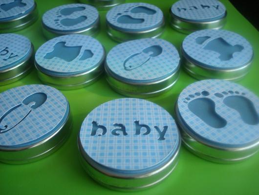 Latinhas para Lembrancinhas de chá de bebê
