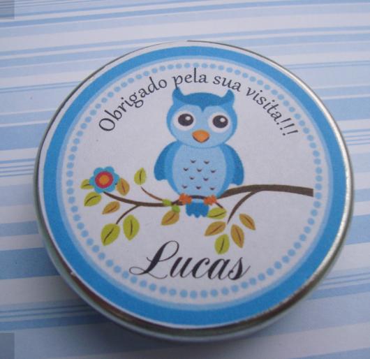 Latinhas para Lembrancinhas personalizada corujinha