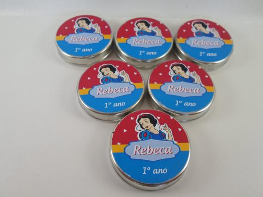 Latinhas para Lembrancinhas personalizada Branca de Neve