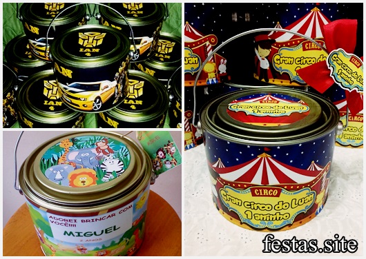 Latinhas para Lembrancinhas modelos de lata de tinta