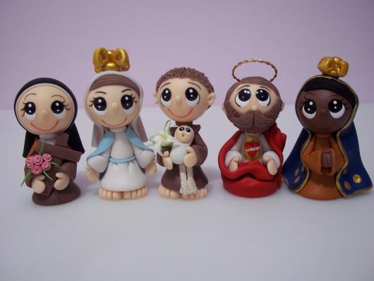 Lembrancinhas de Biscuit dia das mães mini santinhos