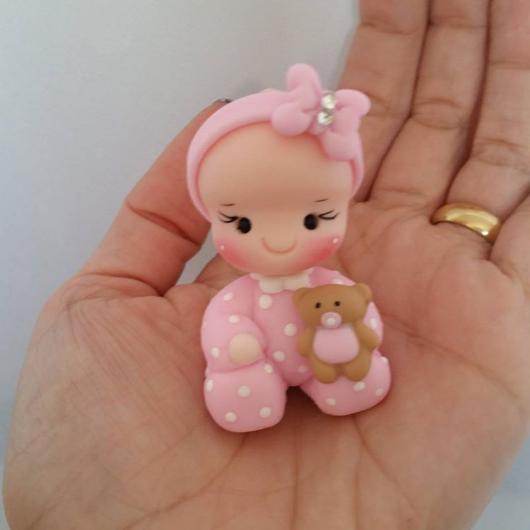 Lembrancinhas de Biscuit maternidade menina