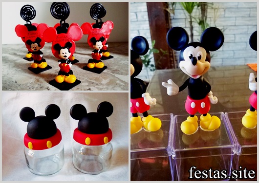 Lembrancinhas de Biscuit modelos Mickey