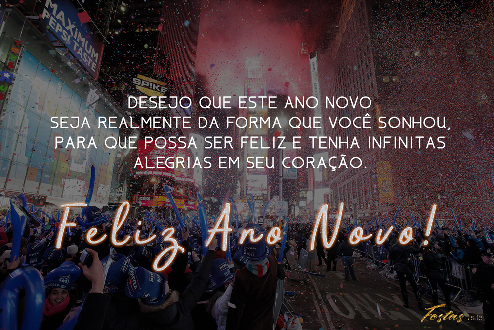 Mensagens de Ano Novo originais do Festas Site