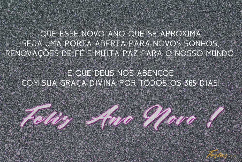 Mensagens de Ano Novo originais do Festas Site