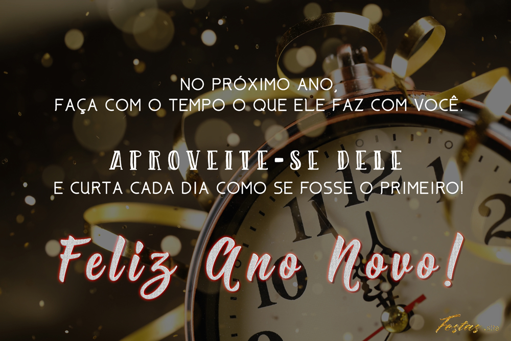 Mensagens de Ano Novo originais do Festas Site