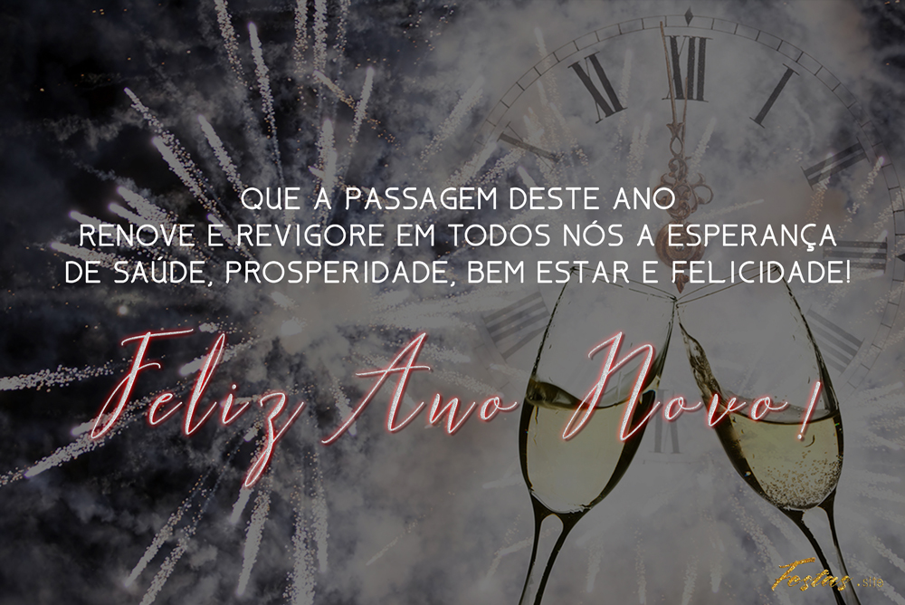 Mensagens de Ano Novo originais do Festas Site