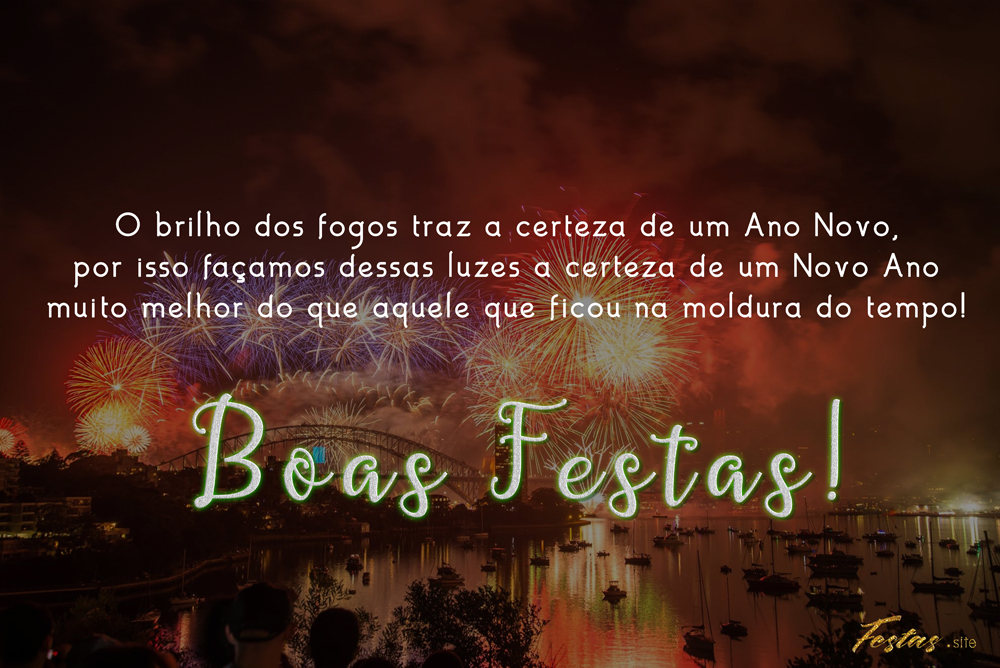 Mensagens de Ano Novo originais do Festas Site