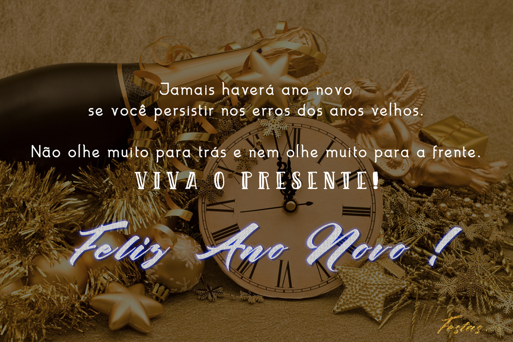 Mensagens de Ano Novo originais do Festas Site