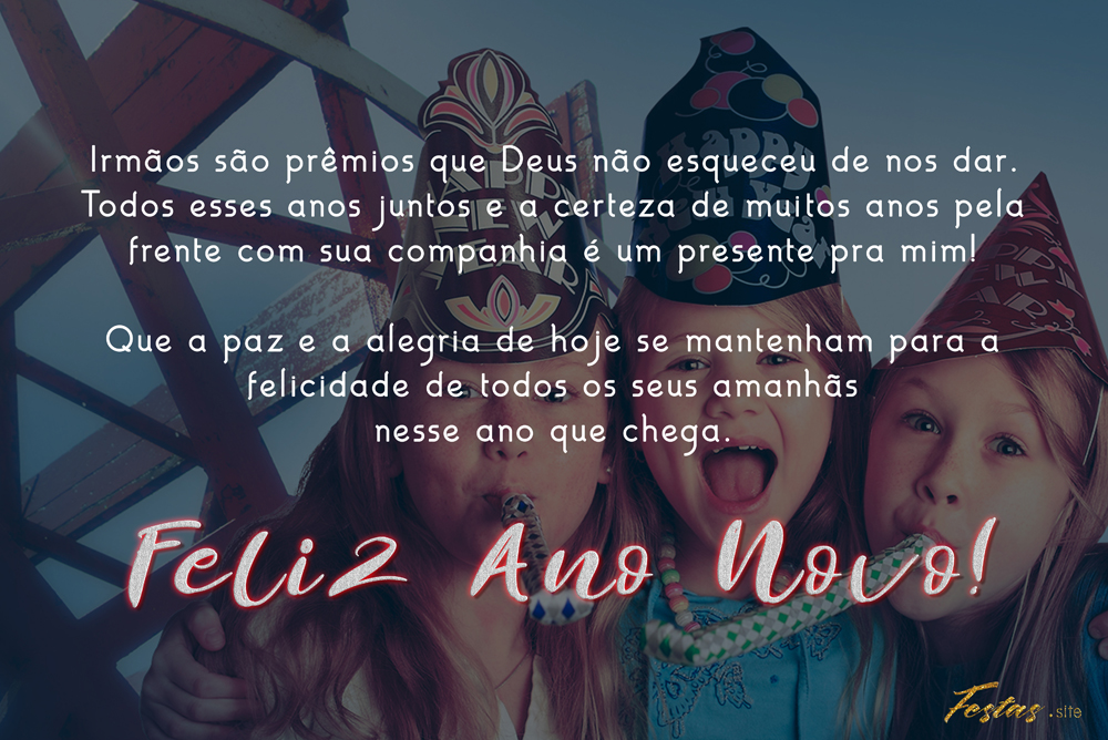 Mensagens de Ano Novo originais do Festas Site