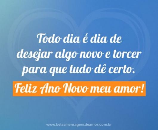 Mensagens de Ano Novo para namorado original do Festas Site