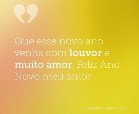 Mensagens de Ano Novo para namorado original do Festas Site