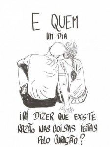 Música do Legião Urbana com desenho de casal.