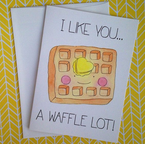 Imagem com desenho de waffle.