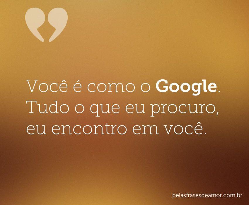 Mensagem fazendo trocadilho com o Google.