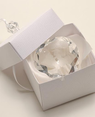 Bodas de Diamante lembrancinha miniatura de diamante