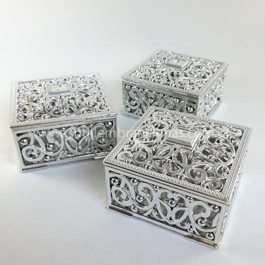 Bodas de Diamante lembrancinha caixa de acrílico