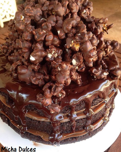 naked cake de chocolate