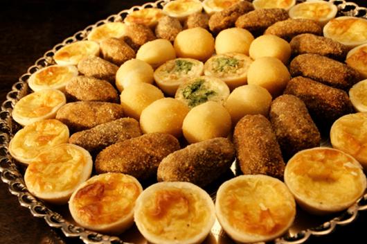 Chá de Panela Simples cardápio salgados