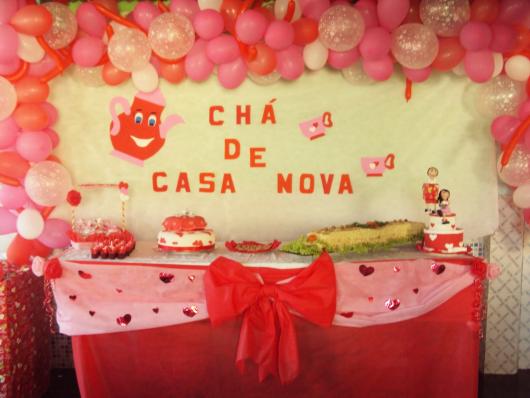 Chá de Casa Nova decoração com balões