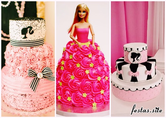 Festa da Barbie modelos de bolo