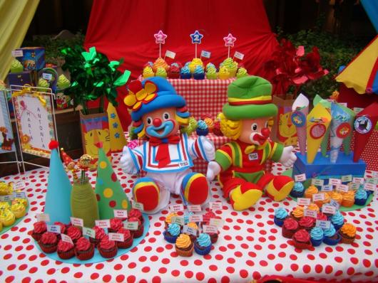 Festa Patati Patatá baby decorada com bonecos