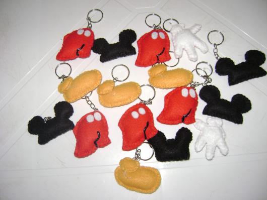 Lembrancinhas do Mickey chaveiro de feltro