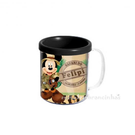 Lembrancinhas do Mickey afari caneca peronalizada