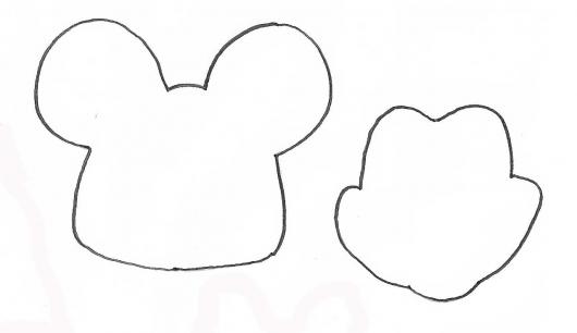 Lembrancinhas do Mickey molde para imprimir