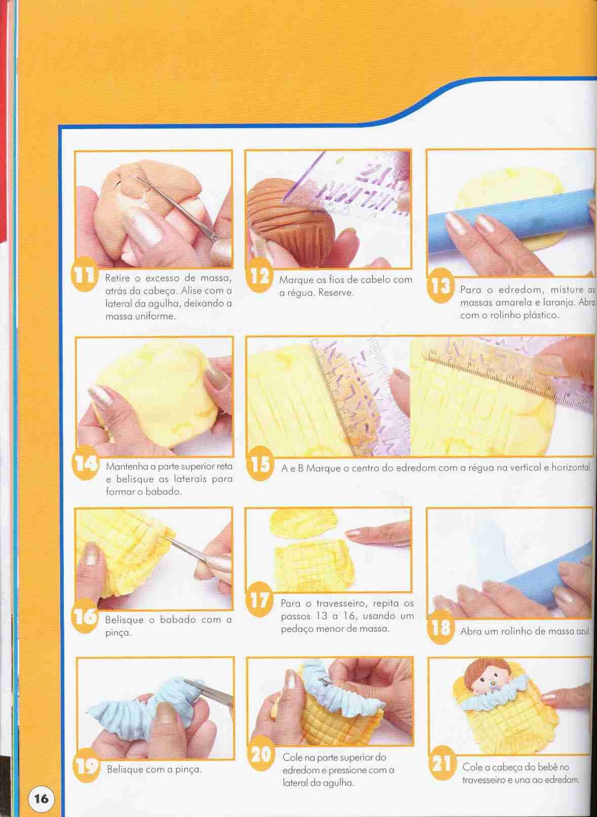 como fazer bebê de biscuit