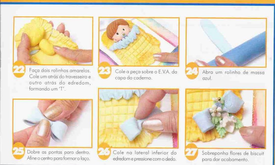 DIY bebê de biscuit