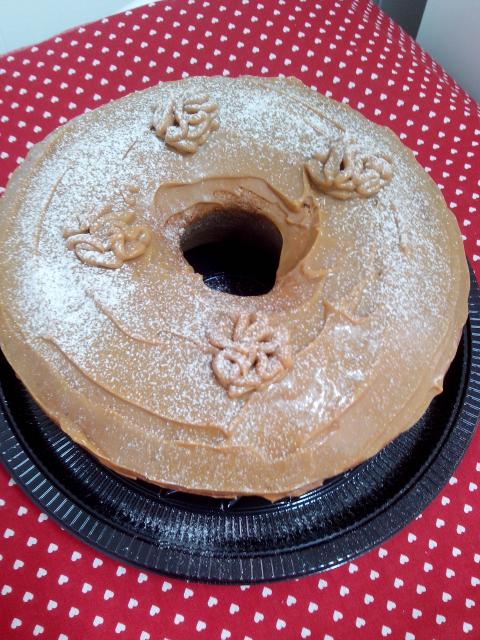 Bolo de Churros Simples doce de leite e açúcar