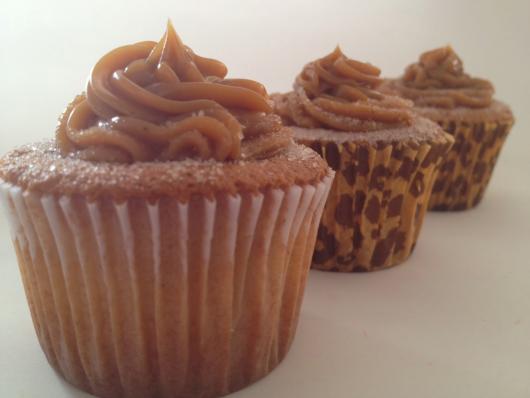 Cupcake de Churros com doce de leite