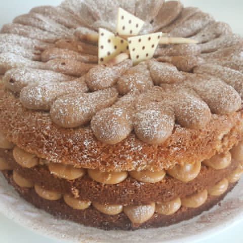 Bolo de Churros com açúcar polvilhado