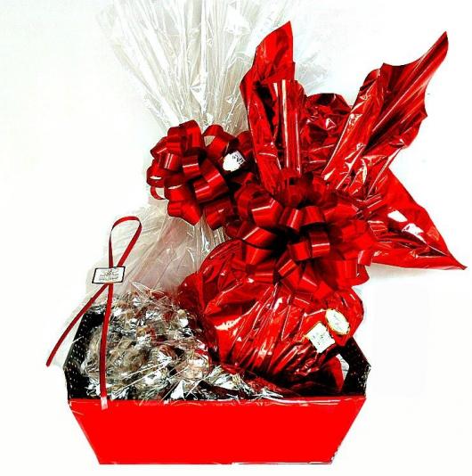 Cesta de Páscoa Para namorada vermelha