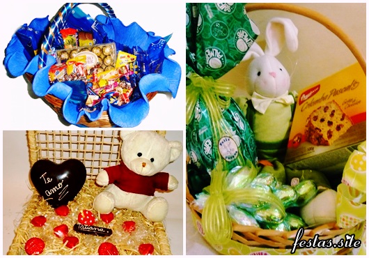 Cesta de Páscoa masculina modelos