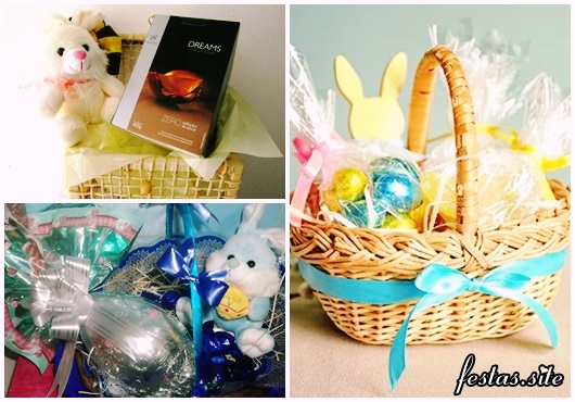 Cesta de Páscoa masculina modelos